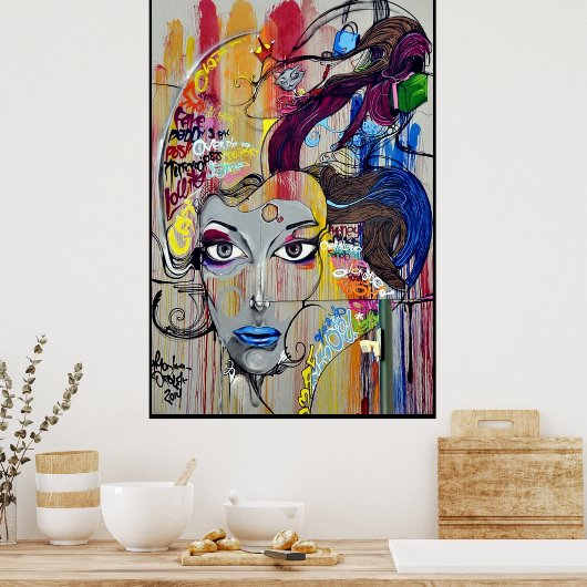 Frauenkulturposter Poster (Küche)