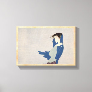 Frauenkunst feinen Regens Nakajima Kiyoshi Leinwanddruck
