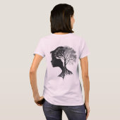 Frauenkunst T-Shirt (Schwarz voll)