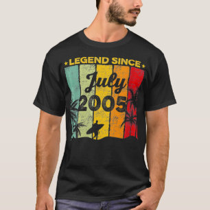 Frauenlegende Seit Juli 2005 16. Geburtstag 16 Jah T-Shirt