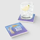 Frauenleiden Jahrhundertalter Untersetzer (Seitenansicht)