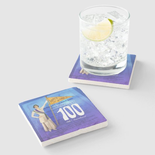 Frauenleiden Jahrhundertalter Untersetzer (Seitenansicht)