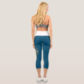 FrauenLifeFreedom Gold Capri Leggings (Rückseite)