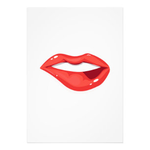 Frauenlippen Fotodruck