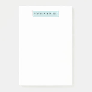 Frauenlogo   Blau   PERSONALISIERT BERUFLICH Post-it Klebezettel