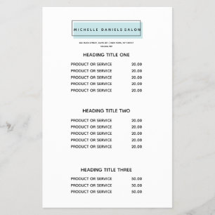 Frauenlogo Blau Wellness-Center - Preise und D Flyer