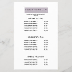 Frauenlogo Lavendel Wellness-Center - Preise u Flyer