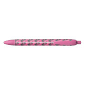 Frauenmädchen in der Pink Bow School Office Pen Ge Kugelschreiber (Rückseite)