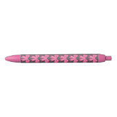 Frauenmädchen in der Pink Bow School Office Pen Ge Kugelschreiber (Vorderseite)