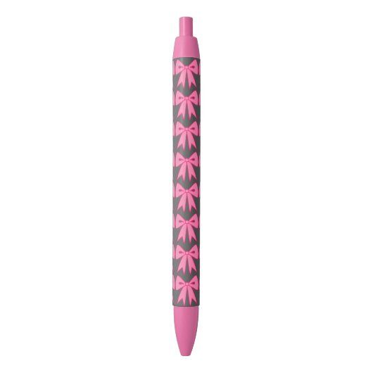 Frauenmädchen in der Pink Bow School Office Pen Ge Kugelschreiber (Vorderseite Vertikal)