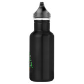 Frauenmädchen Softball Weihnachtsbaum Edelstahlflasche (Rechts)