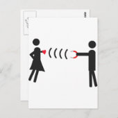 Frauenmagnet Postkarte (Vorne/Hinten)