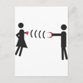 Frauenmagnet Postkarte (Vorderseite)