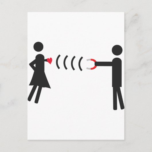 Frauenmagnet Postkarte (Vorderseite)