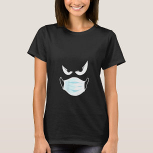 Frauenmaske mit Augentrick oder Behandlung T-Shirt