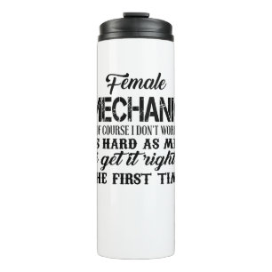 Frauenmechanismus Ich arbeite natürlich nicht so h Thermosbecher