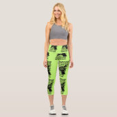 Frauenmode Capri Leggings (Vorderseite)