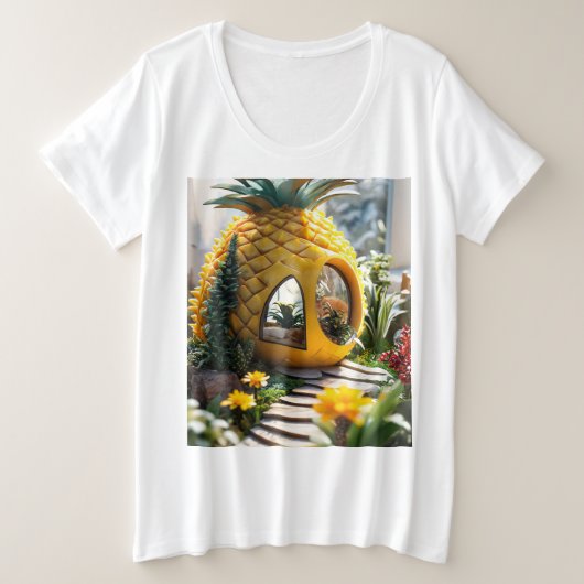 Frauenmode Große Größe T-Shirt (Design vorne)