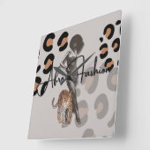 Frauenmode Quadratische Wanduhr (Winkel)