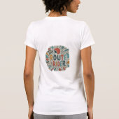 Frauenmode steht an der Spitze der T - Shirt (Rückseite)