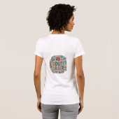 Frauenmode steht an der Spitze der T - Shirt (Schwarz voll)