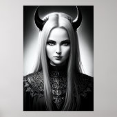 Frauenmond Lord | AI Art Poster (Vorne)