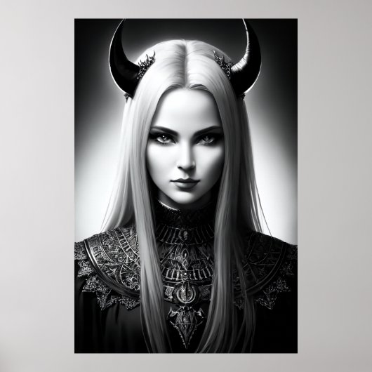 Frauenmond Lord | AI Art Poster (Vorne)
