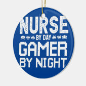 Frauennacht bei Day Gamer by Night Keramik Ornament (Links)