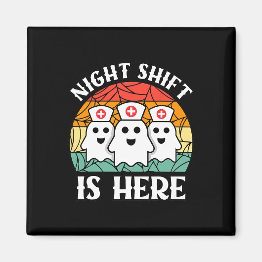 Frauennacht Crew Ghost Magnet (Vorne)