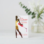 FrauenNagellack-Künstlermaniküre-Visitenkarte Visitenkarte (Stehend Vorderseite)