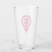 Frauennester-Resist-Symbol Glas (Rückseite)