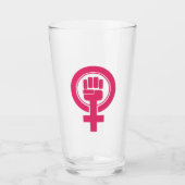 Frauennester-Resist-Symbol Glas (Vorderseite)