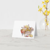 Frauennotecard Karte (Gelbe Blume)