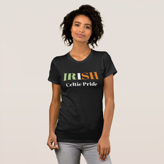 Frauennovelty Fashion T - Shirt - IRISH Celtic (Vorne ganz)