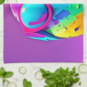 Frauenoberseite Geschirrtuch (Gefaltet)