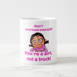 Frauenoberseite Jumbo-Tasse