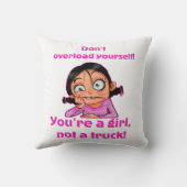 Frauenoberseite Kissen (Rückseite)