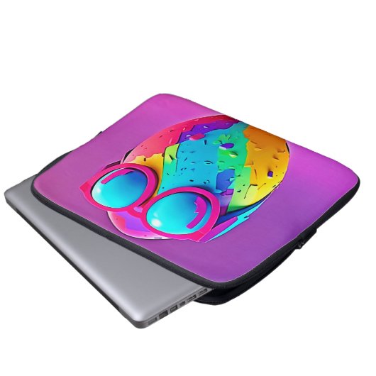 Frauenoberseite Laptopschutzhülle (Vorne Knopf)