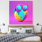 Frauenoberseite Leinwanddruck (Insitu (Schlafzimmer))