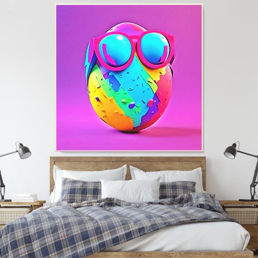 Frauenoberseite Leinwanddruck (Insitu (Schlafzimmer))