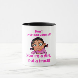 Frauenoberseite Tasse