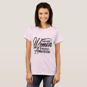 Frauenpatriotisches T-Shirt (Vorne ganz)