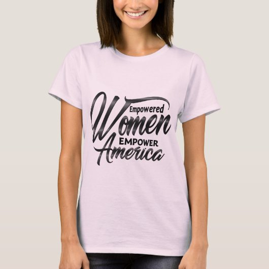 Frauenpatriotisches T-Shirt (Vorderseite)