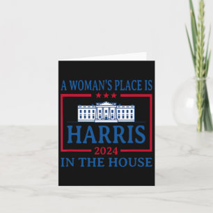 Frauenplatz im Weißen Haus Kamala Harris Karte