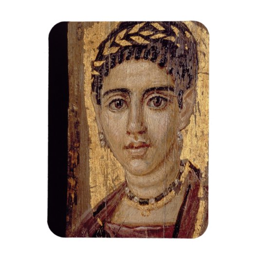 Frauenportrait, aus Fayum, Romano-Egyp Magnet (Vertikal)