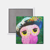 Frauenportrait Magnet (Vorderseite/Rückseite)