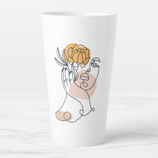 Frauenportrait Milchtasse (Vorderseite)