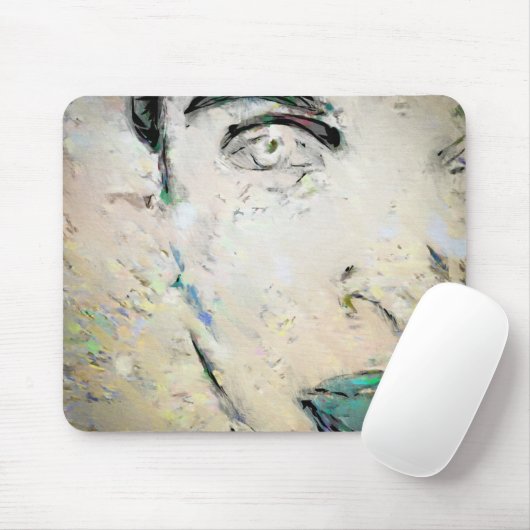 Frauenportrait Mousepad (Mit Mouse)