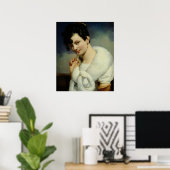 Frauenportrait Poster (Heimbüro)