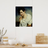 Frauenportrait Poster (Küche)